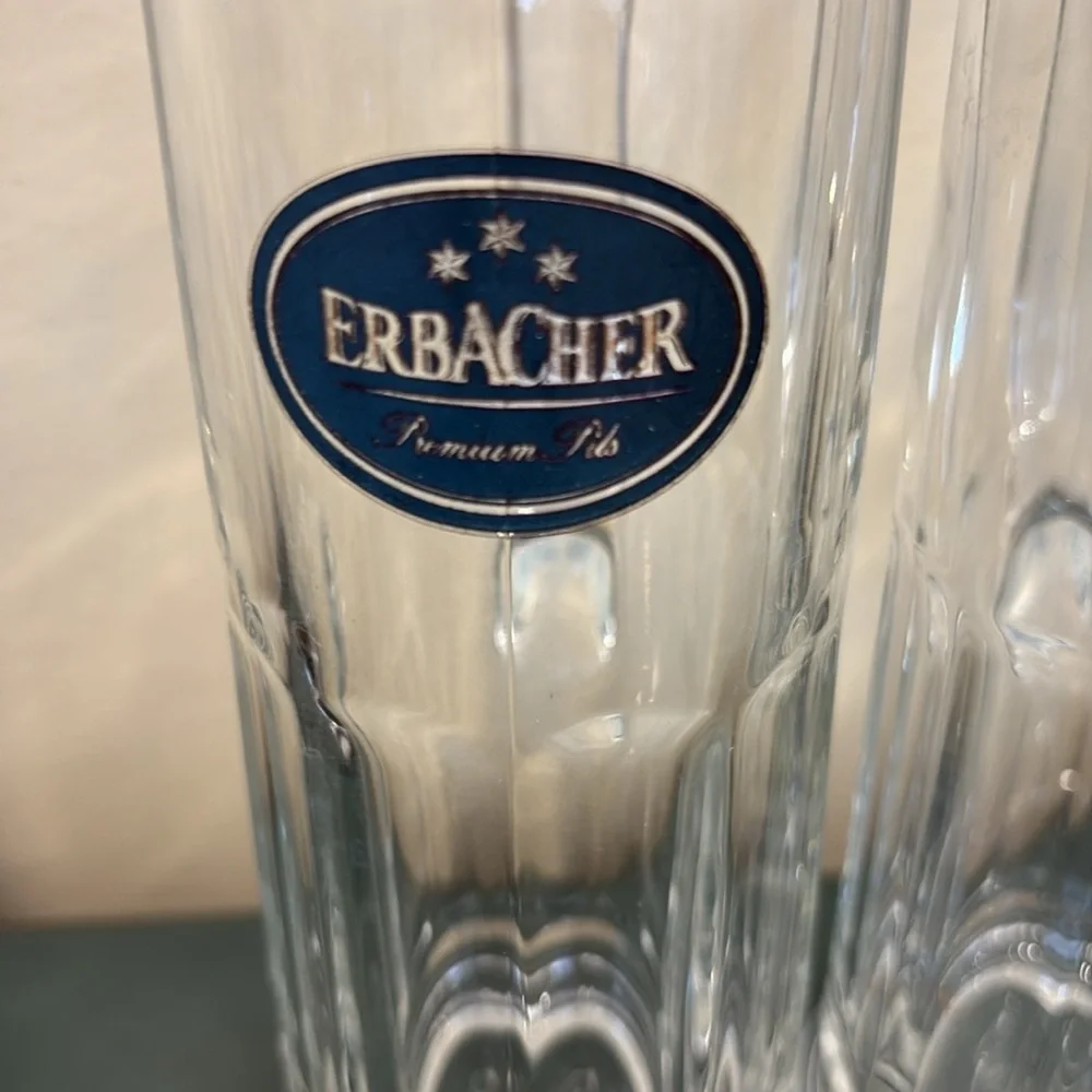 Erbacher Branded German Beer Mugs - Set of 4